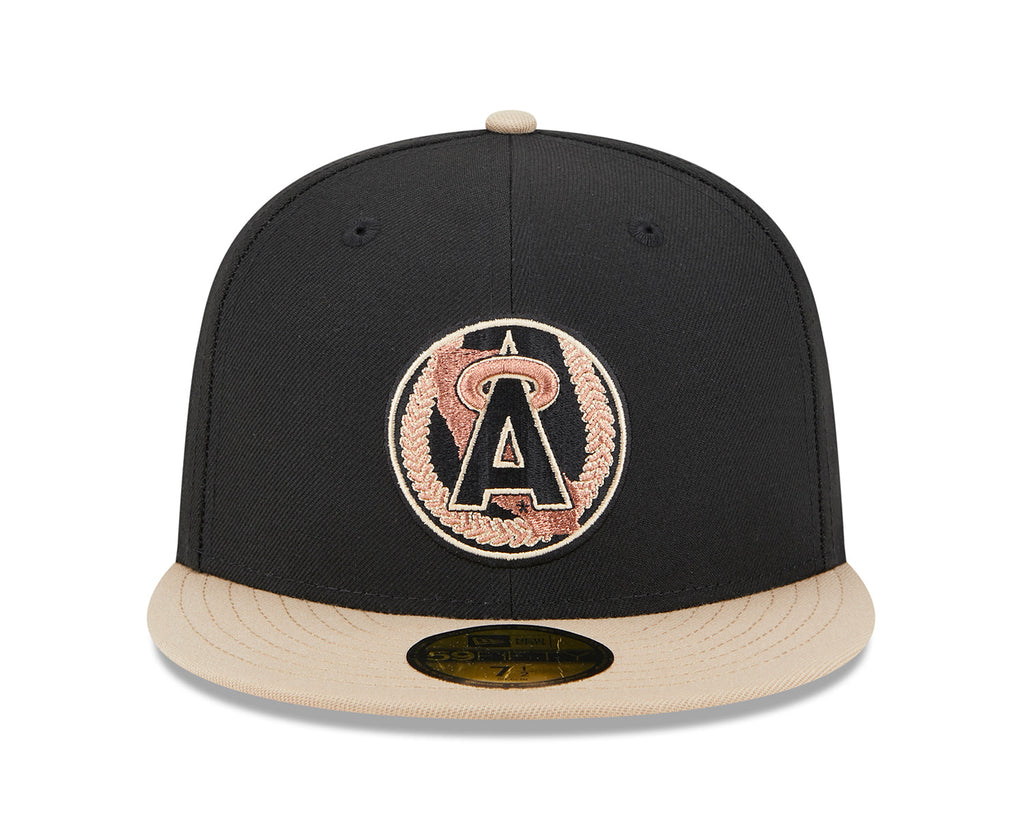 Lids HD x New Era California Angels Rust Belt 2.0 59FIFTY Fitted Cap