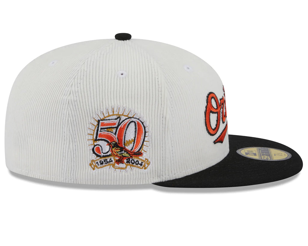 New Era x Lids HD Baltimore Orioles Cord Script 2023 59FIFTY Fitted Cap