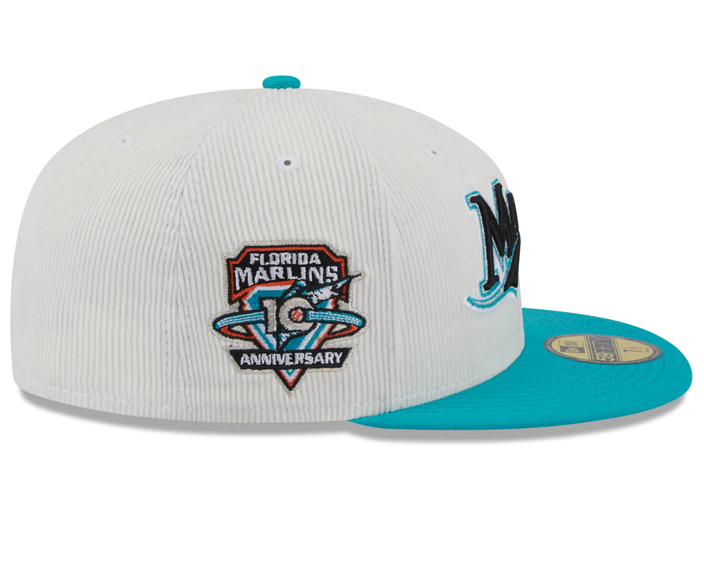 New Era x Lids HD Florida Marlins Cord Script 2023 59FIFTY Fitted Cap