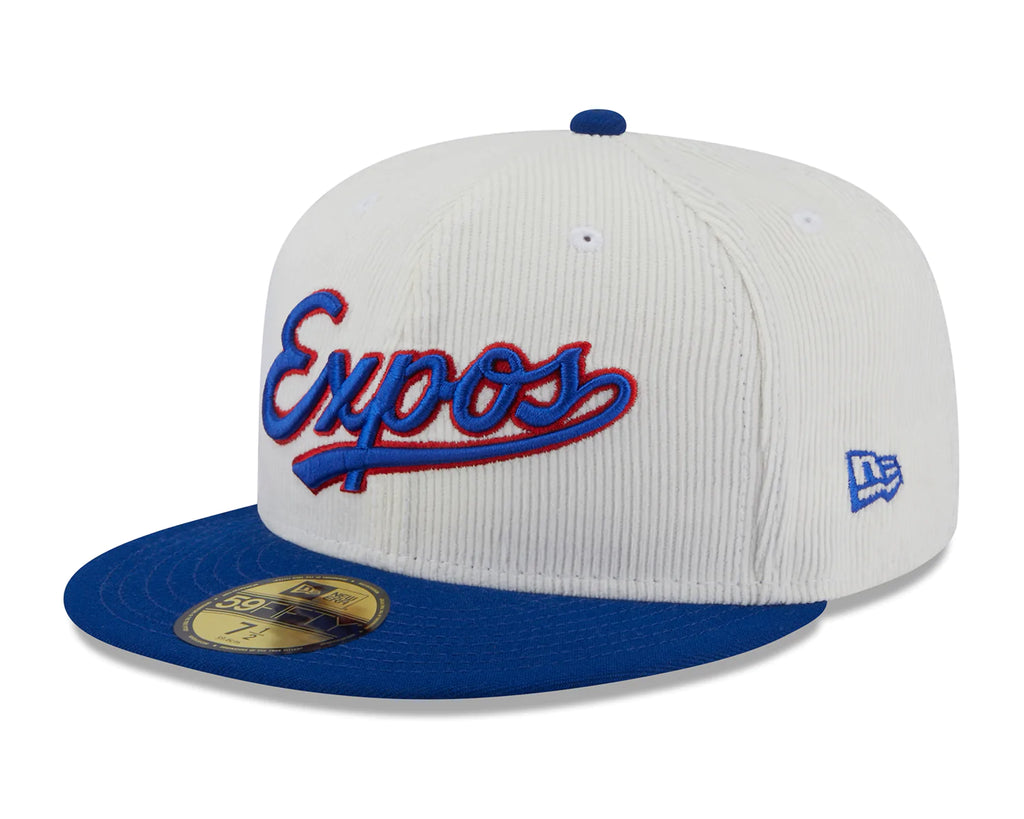 New Era x Lids HD Montreal Expos Cord Script 2023 59FIFTY Fitted Cap