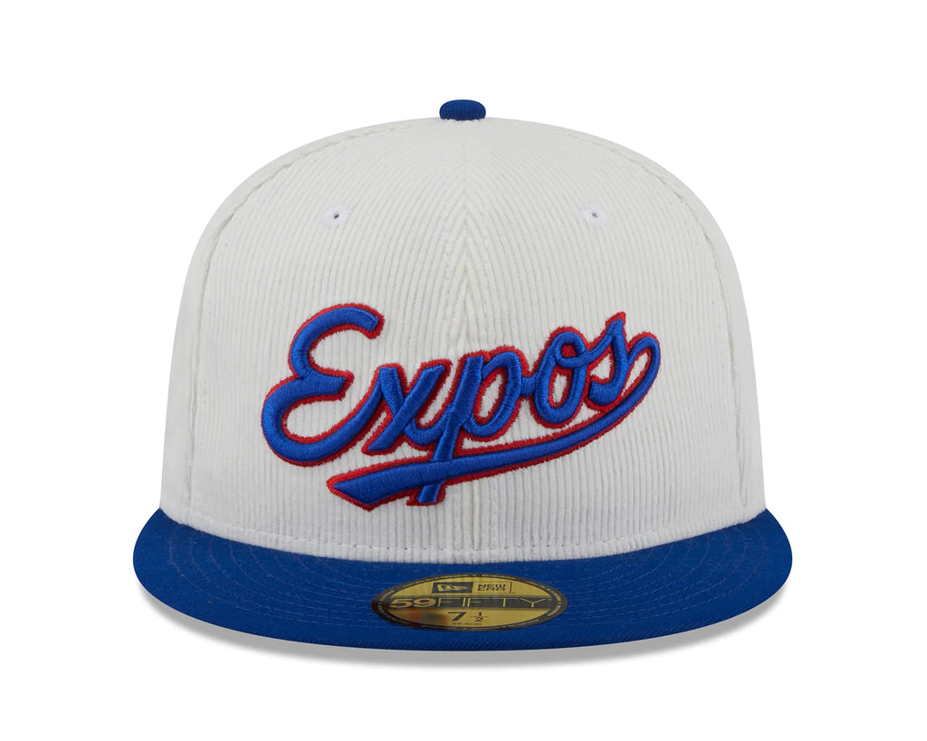 New Era x Lids HD Montreal Expos Cord Script 2023 59FIFTY Fitted Cap