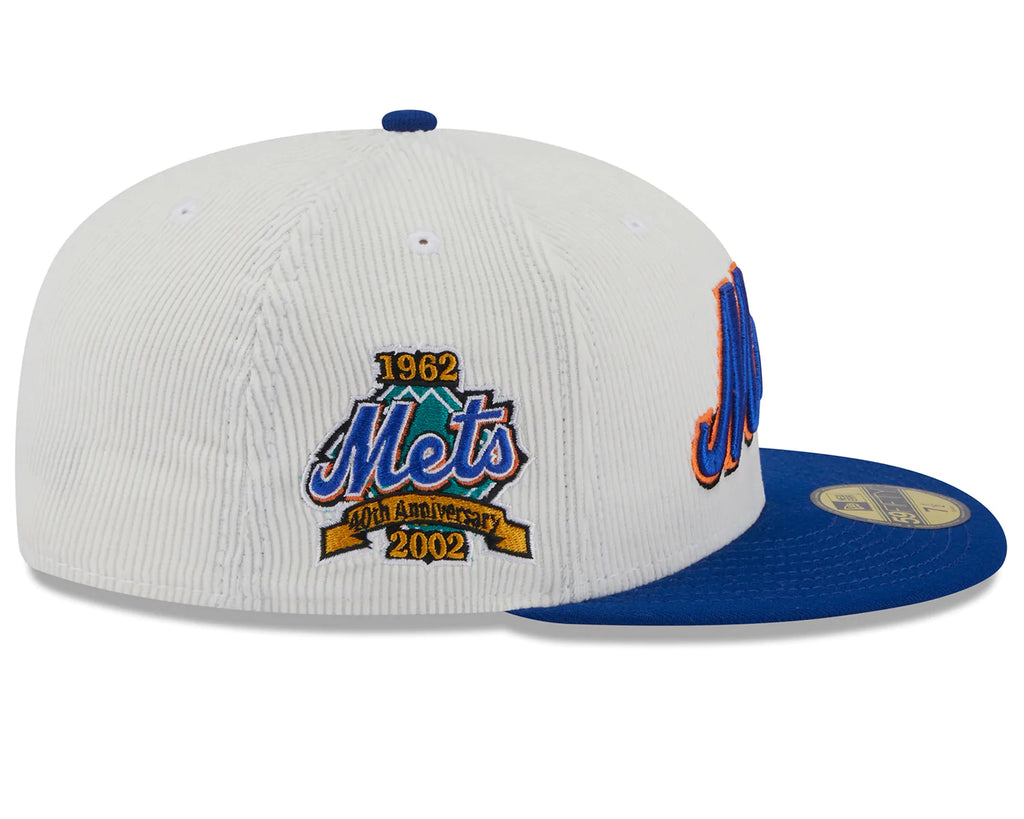 New Era x Lids HD New York Mets Cord Script 2023 59FIFTY Fitted Cap