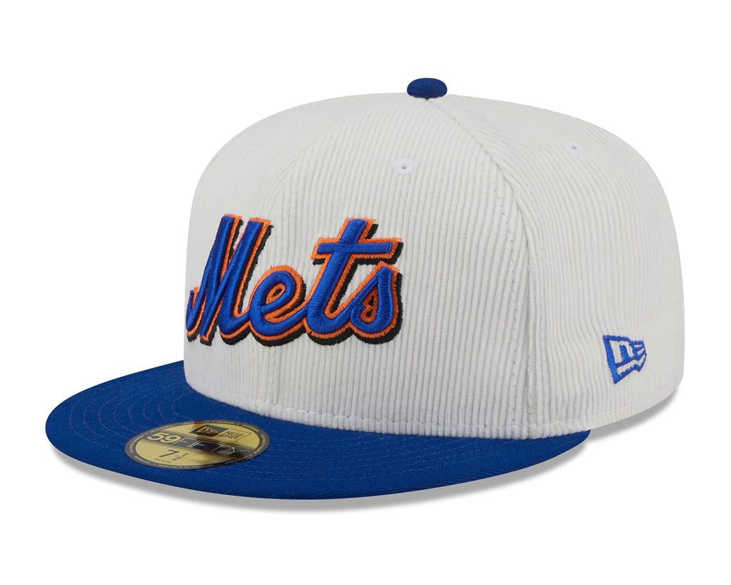 New Era x Lids HD New York Mets Cord Script 2023 59FIFTY Fitted Cap