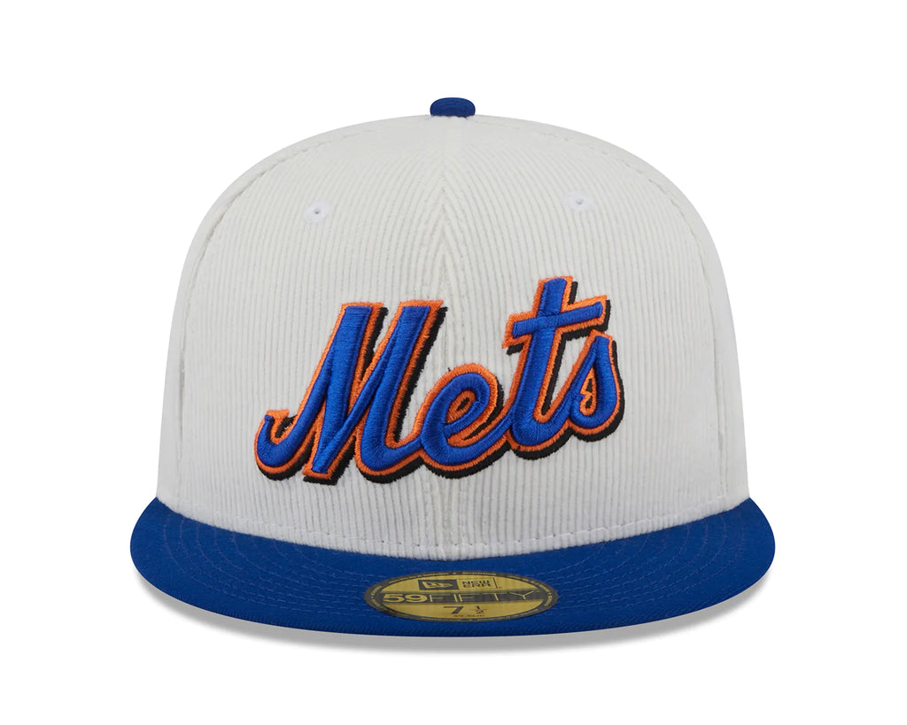 New Era x Lids HD New York Mets Cord Script 2023 59FIFTY Fitted Cap