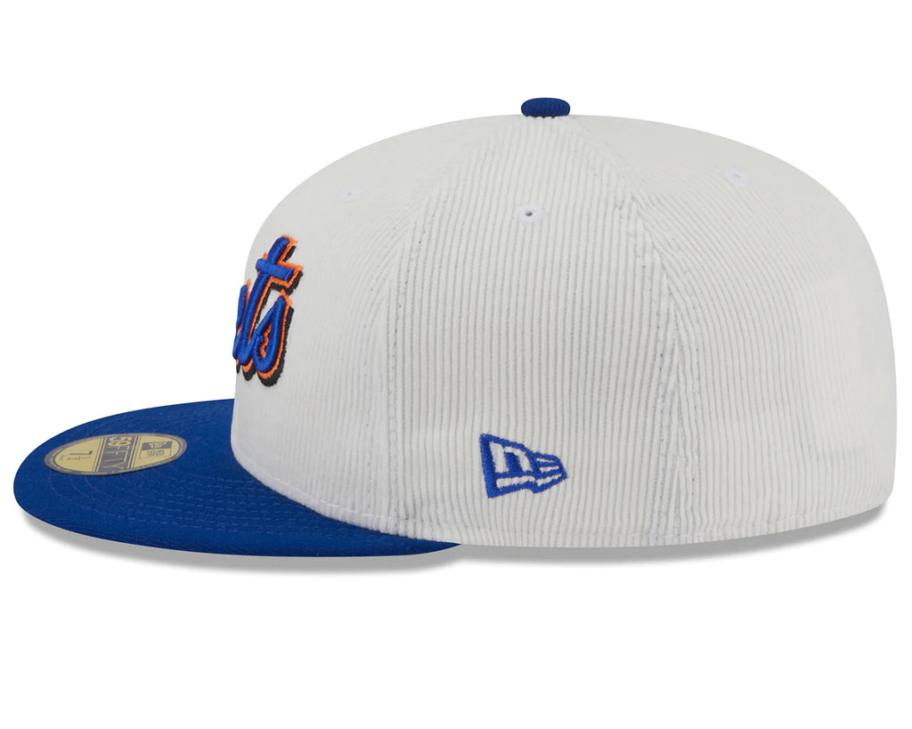 New Era x Lids HD New York Mets Cord Script 2023 59FIFTY Fitted Cap