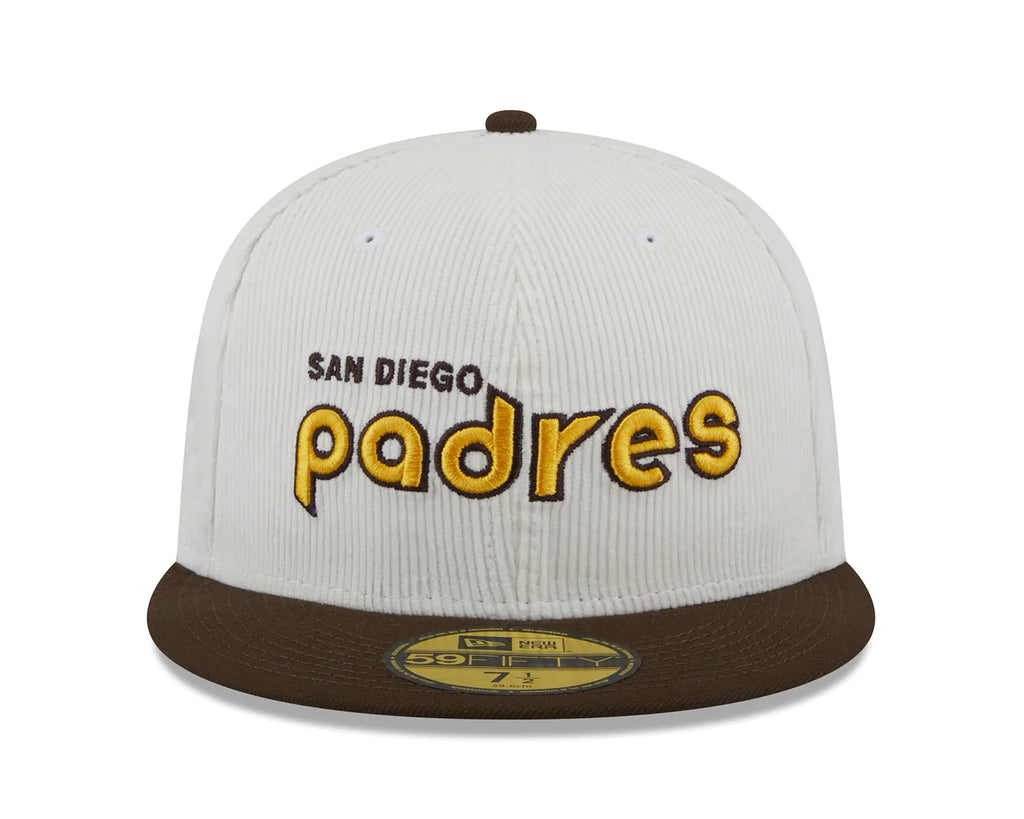 New Era x Lids HD San Diego Padres Cord Script 2023 59FIFTY Fitted Cap