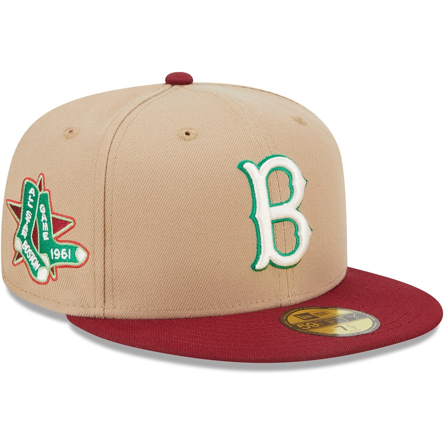 Lids HD x New Era Boston Red Sox Season's Greetings 59FIFTY Fitted Cap