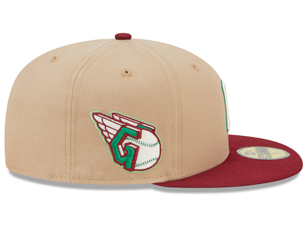 Lids HD x New Era Cleveland Guardians Season's Greetings 59FIFTY Fitted Cap