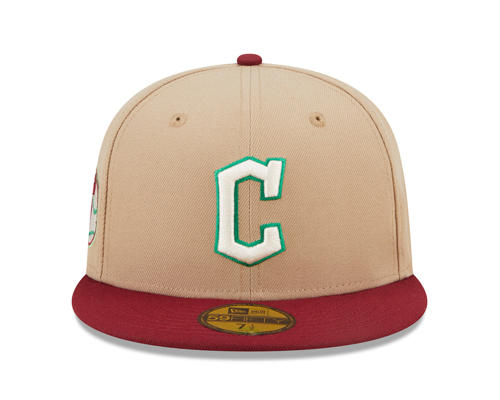 Lids HD x New Era Cleveland Guardians Season's Greetings 59FIFTY Fitted Cap