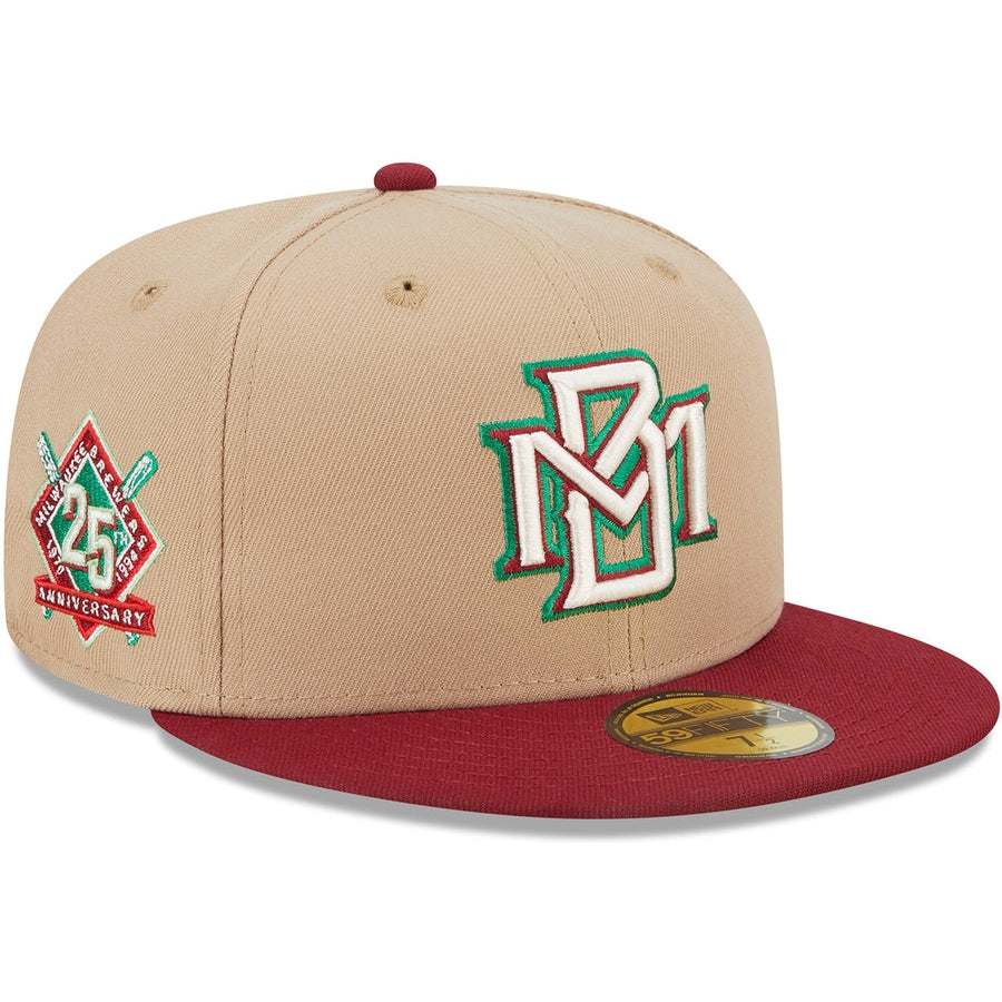 Lids HD x New Era Milwaukee Brewers Season's Greetings 59FIFTY Fitted Cap