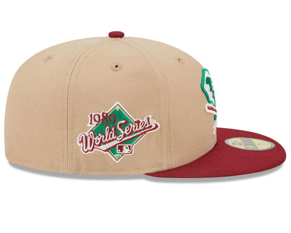 Lids HD x New Era Oakland Athletics Season's Greetings 59FIFTY Fitted Cap