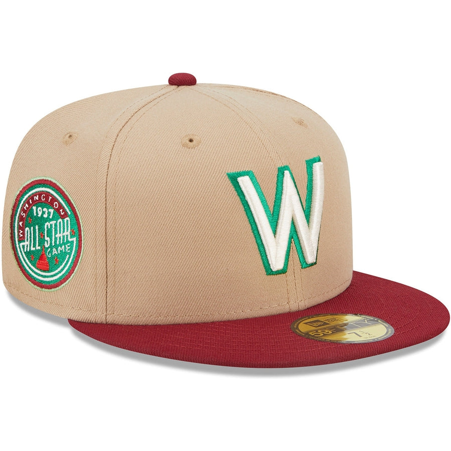 Lids HD x New Era Washington Senators Season's Greetings 59FIFTY Fitted Cap