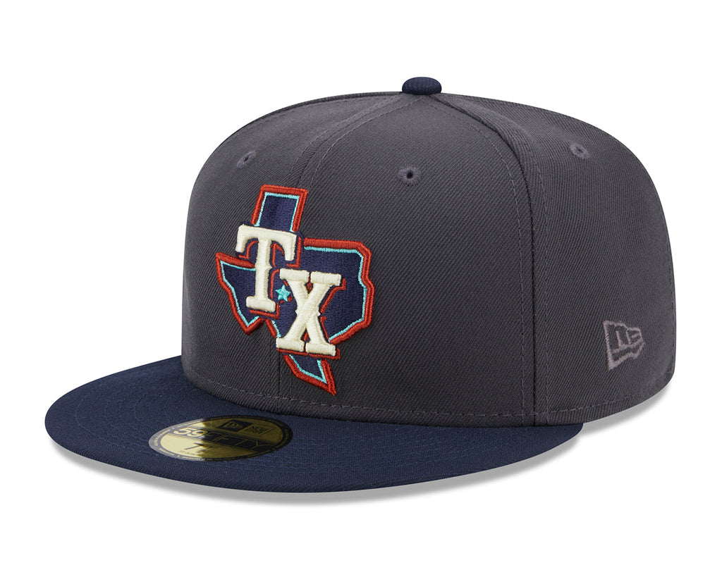 New Era x Lids HD Texas Rangers 2023 Sea Fog 59FIFTY Fitted Cap