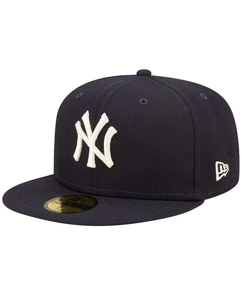 New Era New York Yankees Navy Pop Sweatband Undervisor 1996 World Series Cooperstown Collection 59FIFTY Fitted Hat