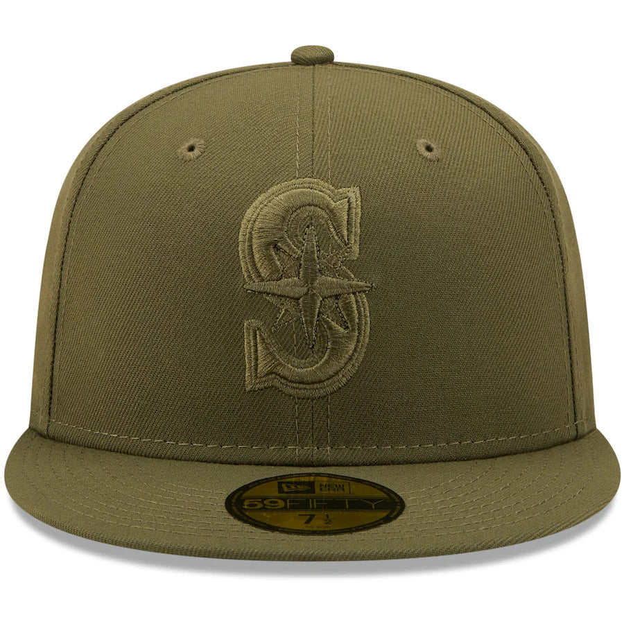 New Era Seattle Mariners Olive Color Pack 59FIFTY Fitted Hat