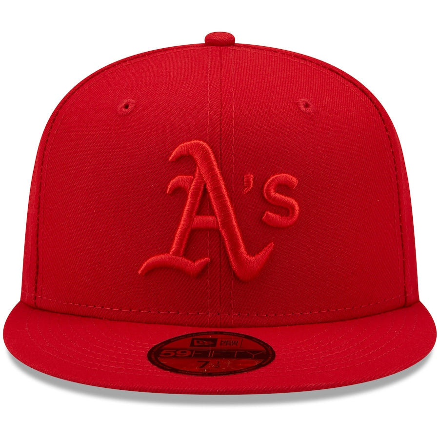 New Era Oakland Athletics Scarlet Red Color Pack 59FIFTY Fitted Hat