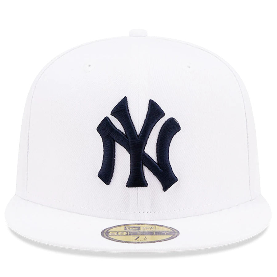 New Era White New York Yankees 1951 World Series Patch Undervisor 59FIFTY Fitted Hat