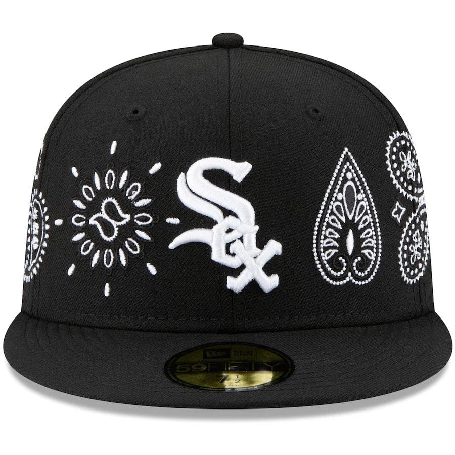 New Era Chicago White Sox Paisley Elements Black 59FIFTY Fitted Hat