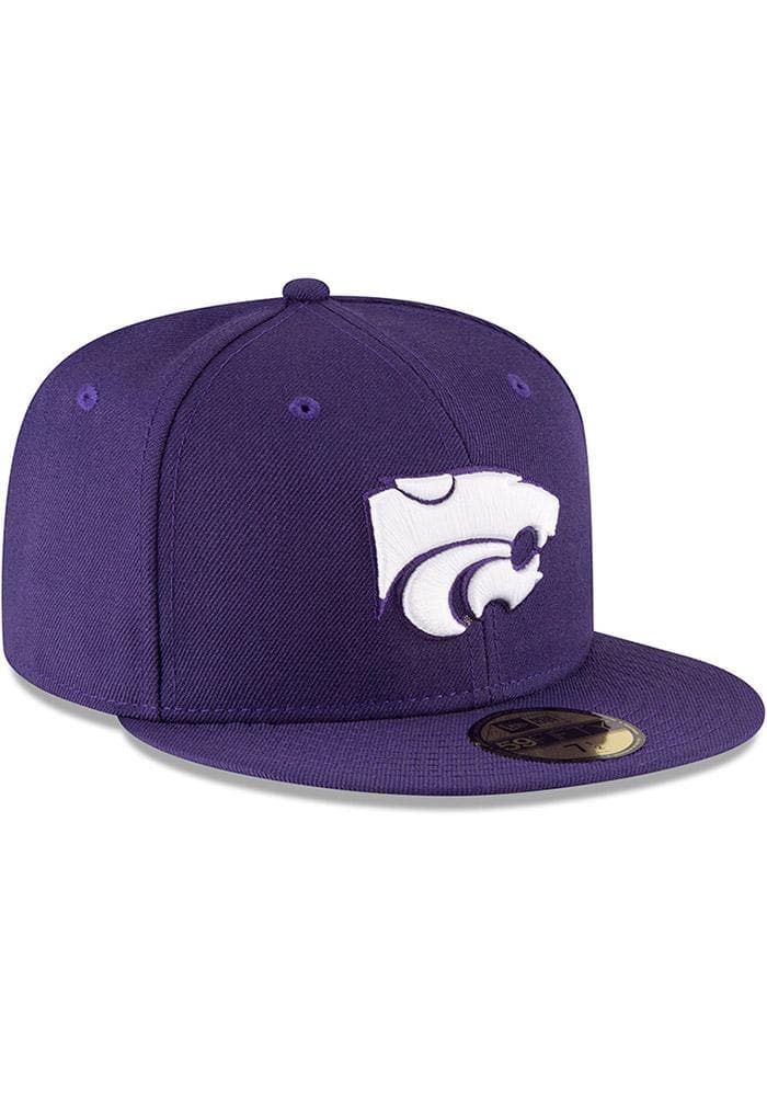 New Era K-State Wildcats Mens Purple 59FIFTY Fitted Hat