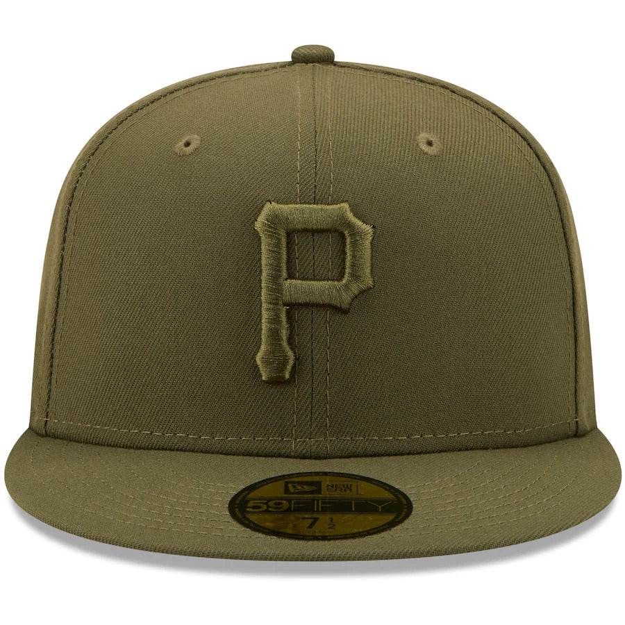 New Era Pittsburgh Pirates Olive Color Pack 59FIFTY Fitted Hat