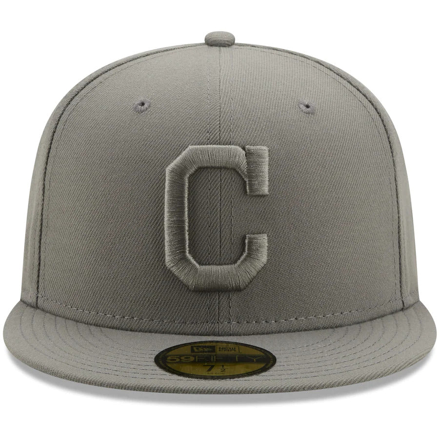 New Era Cleveland Indians Gray Color Pack 59FIFTY Fitted Hat