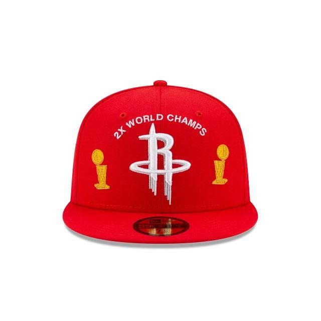 Men's Houston Rockets New Era 59FIFTY Quilted Fitted Cap