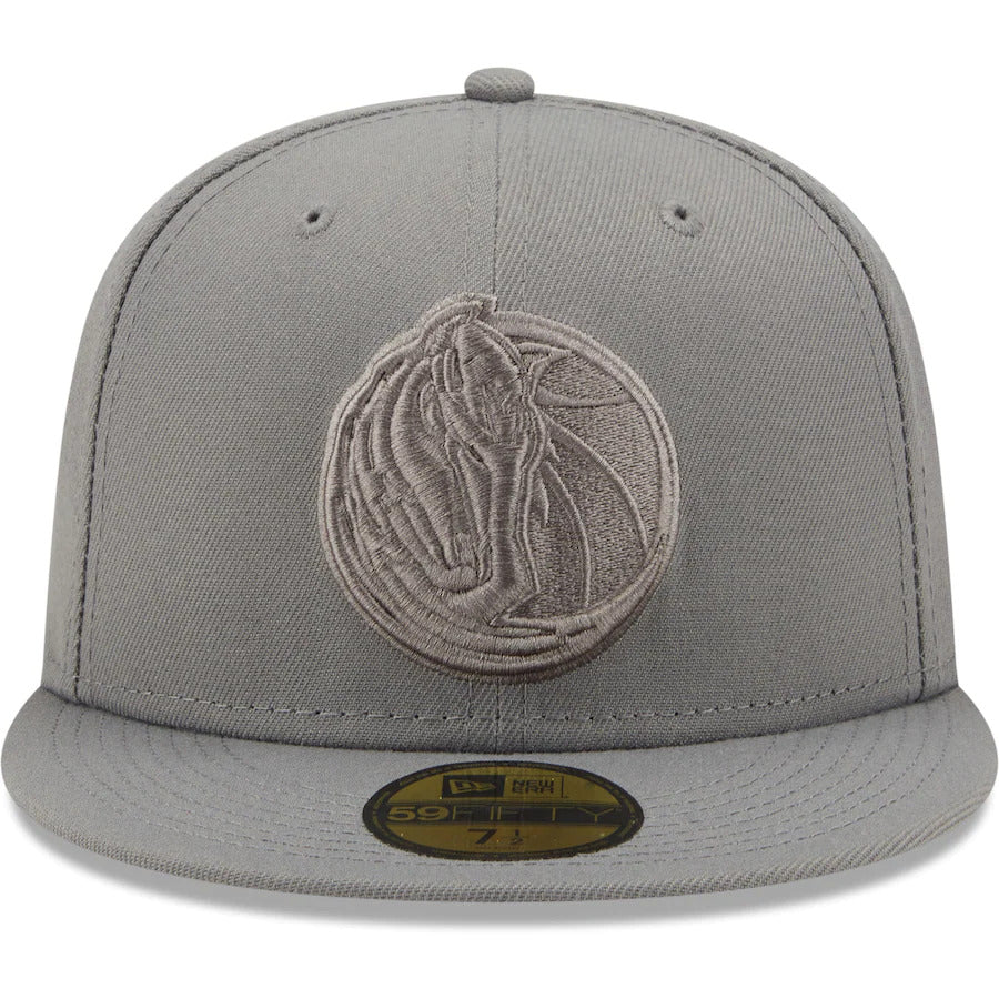 Dallas Mavericks PINWHEEL Royal-Black Fitted Hat