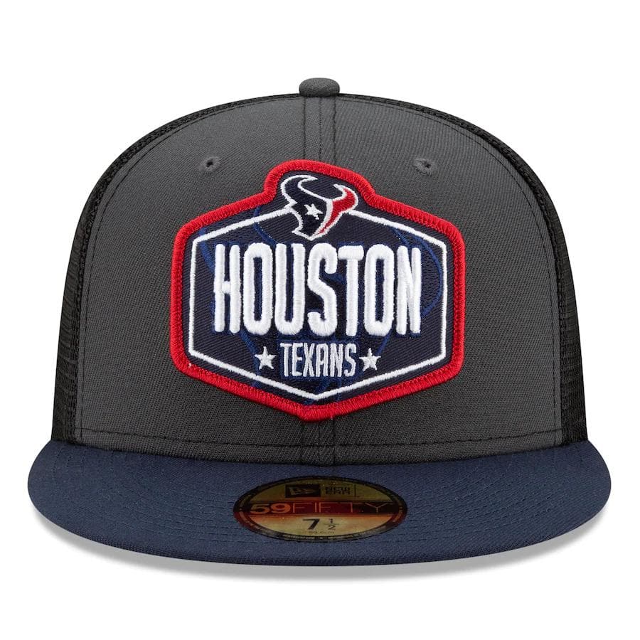 New Era Houston Texans 2021 NFL Draft 59Fifty Fitted Hat