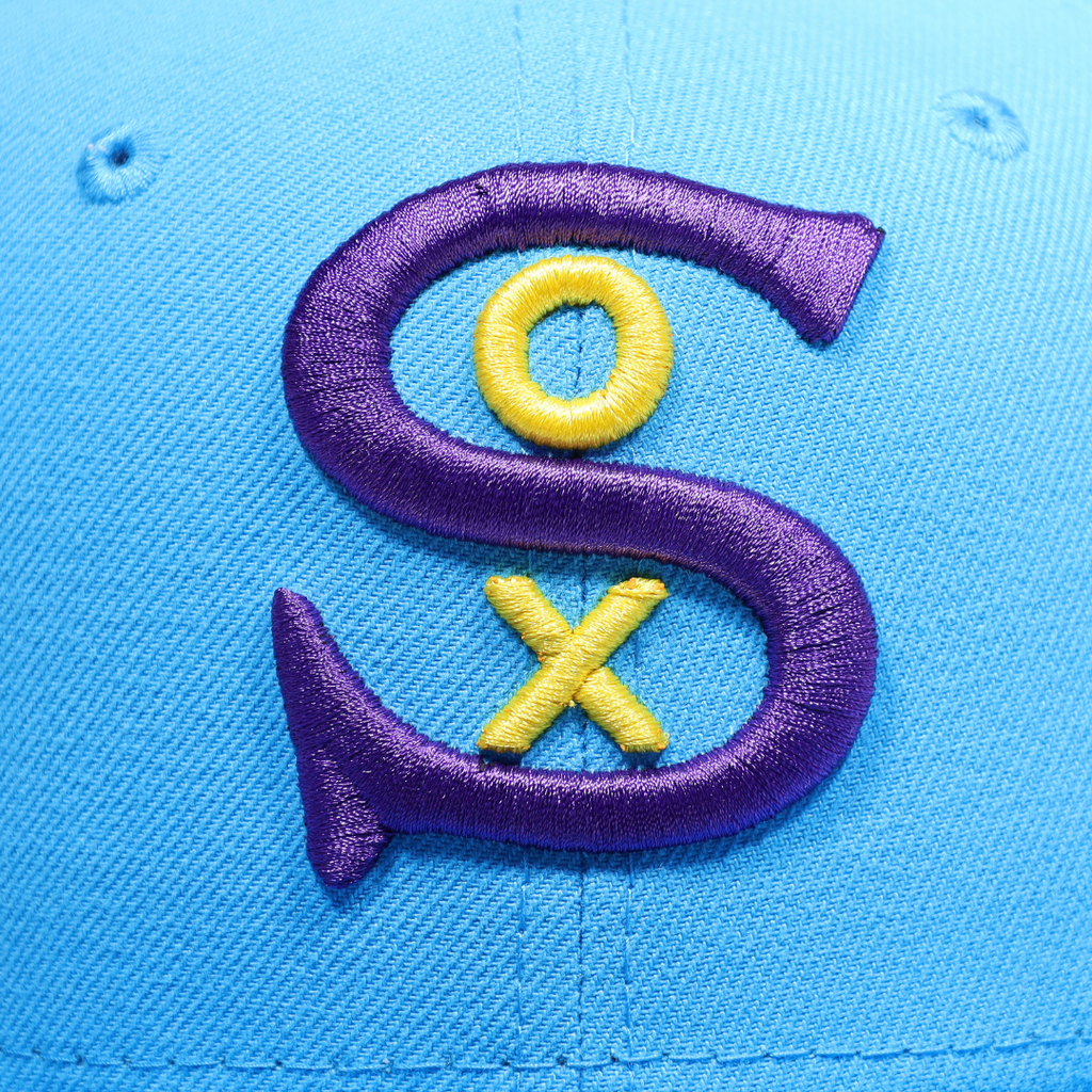 New Era Chicago White Sox 1917 World Series Bright Blue/Grape Purple  59FIFTY Fitted Hat