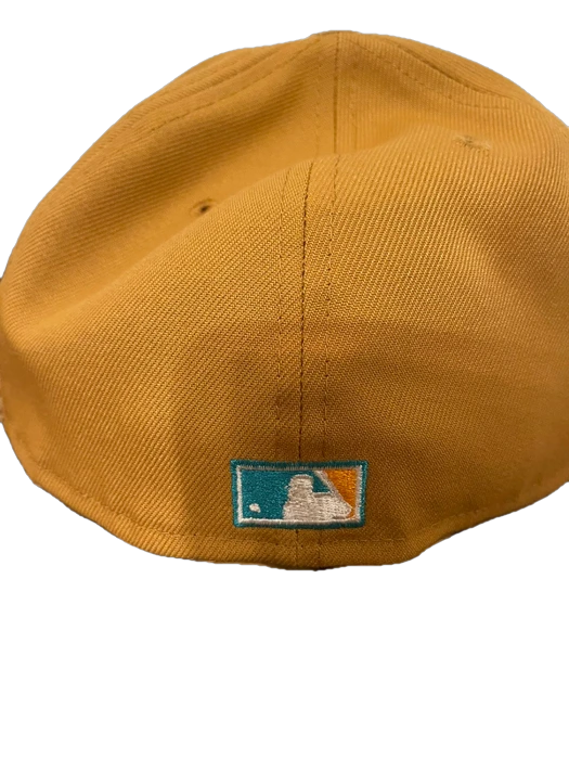 New Era Detroit Tigers Panama Tan/Teal 50th Anniversary 59FIFTY Fitted Hat