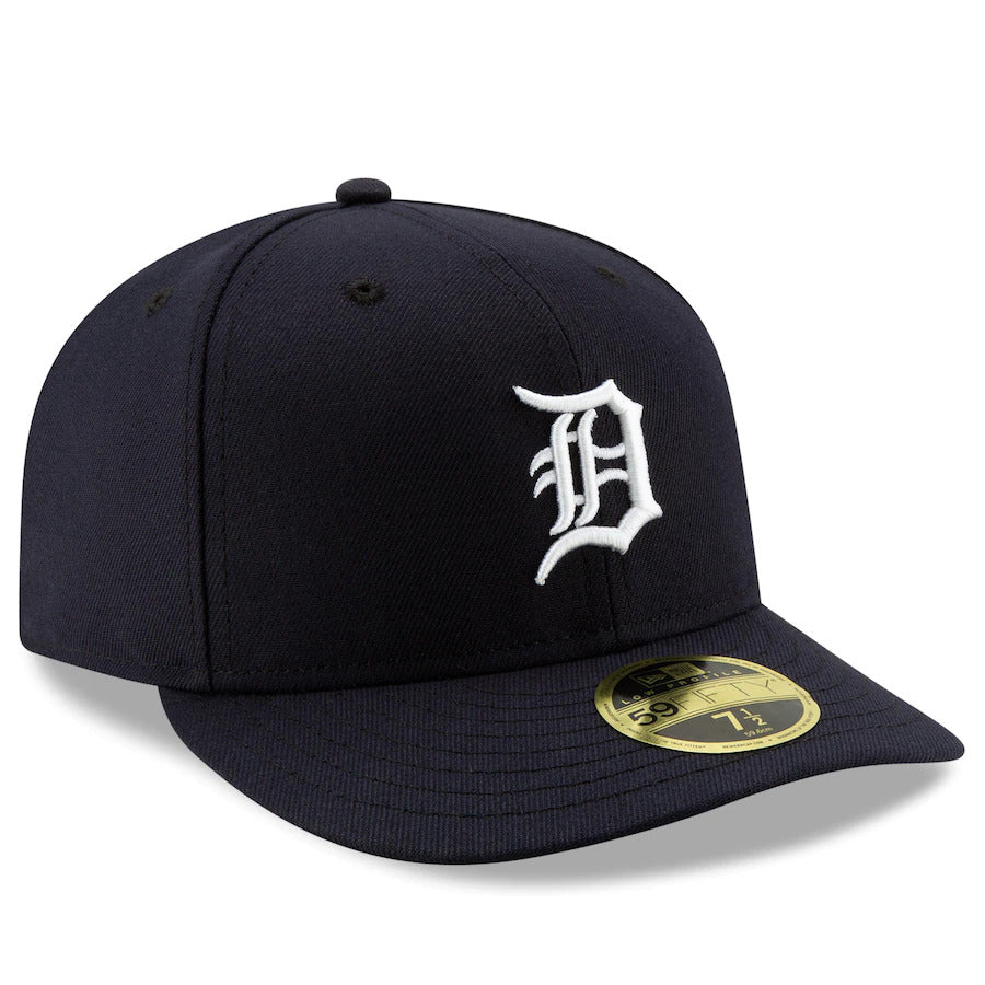 New Era Detroit Tigers Authentic Navy Blue Low Profile 59FIFTY Fitted Hat