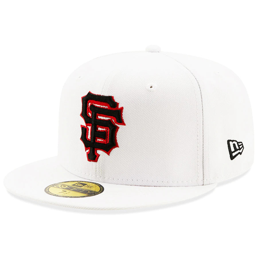 New Era 59FIFTY Teddy San Francisco Giants 2012 World Series Patch Hat - Cardinal Cardinal / 7 1/4