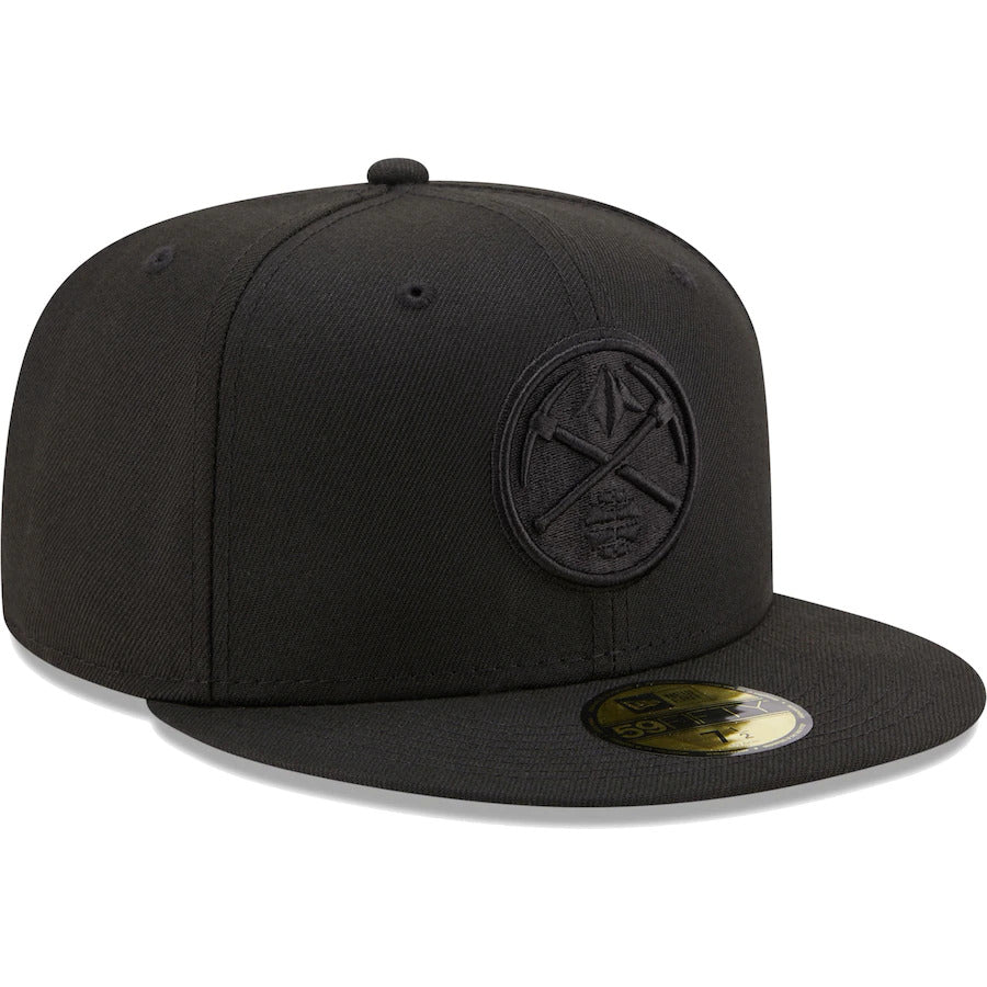 New Era Denver Nuggets All Black Color Pack 59FIFTY Fitted Hat