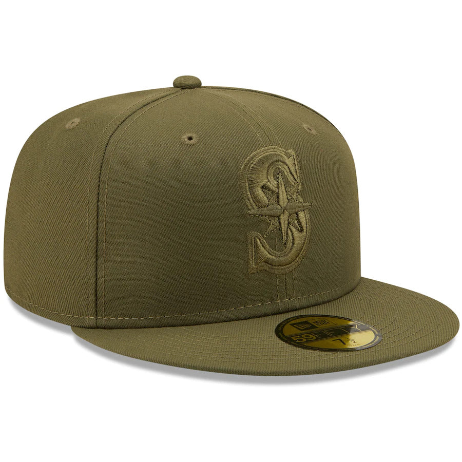 New Era Seattle Mariners Olive Color Pack 59FIFTY Fitted Hat