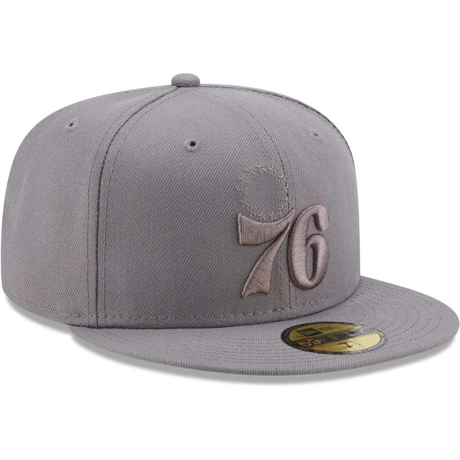 New Era Philadelphia 76ers Gray Color Pack 59FIFTY Fitted Hat