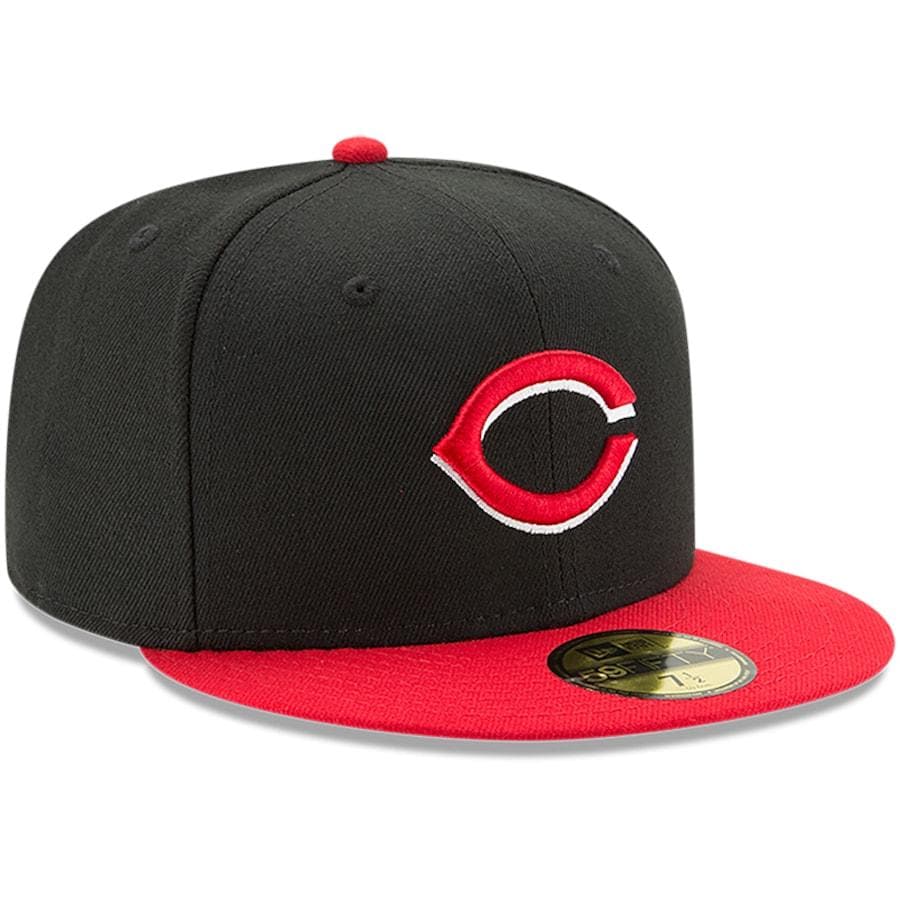 New Era Cincinnati Reds Fitted Hat w/ Air Jordan 11 Retro "Bred" Matching Sneakers