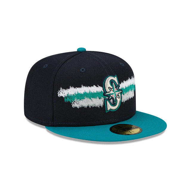 New Era Seattle Mariners Scribble 59FIFTY Fitted Hat