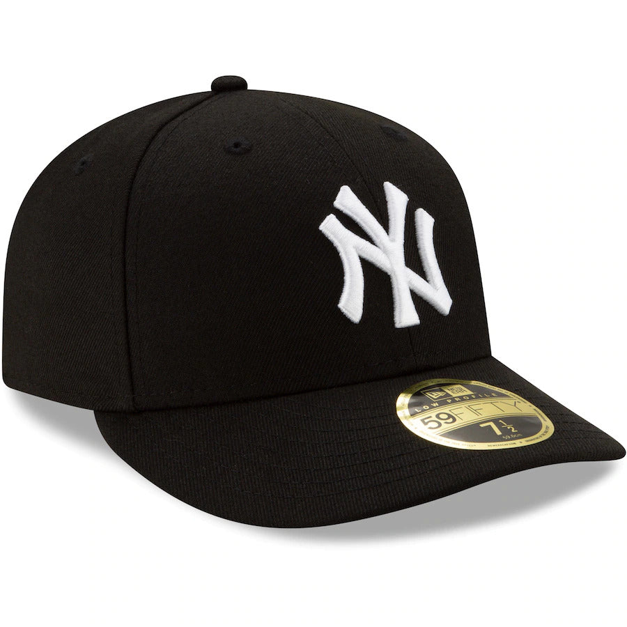 New Era New York Yankees Authentic Black Low Profile 59FIFTY Fitted Hat