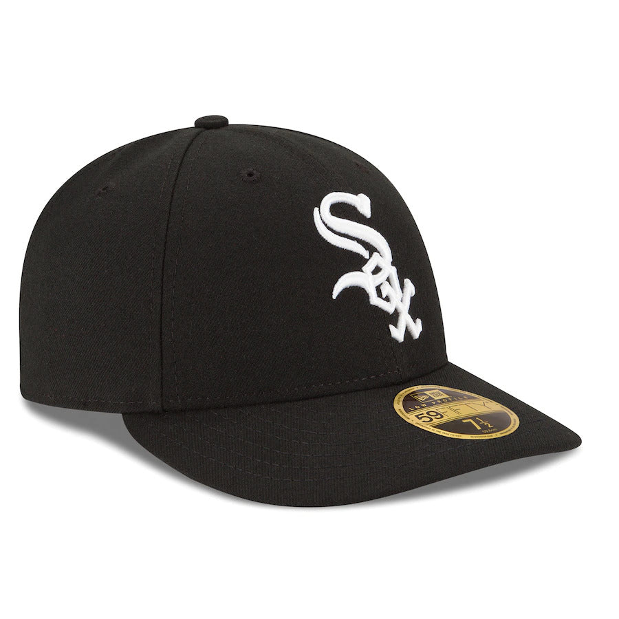 New Era Chicago White Sox Authentic Black Low Profile 59FIFTY Fitted Hat