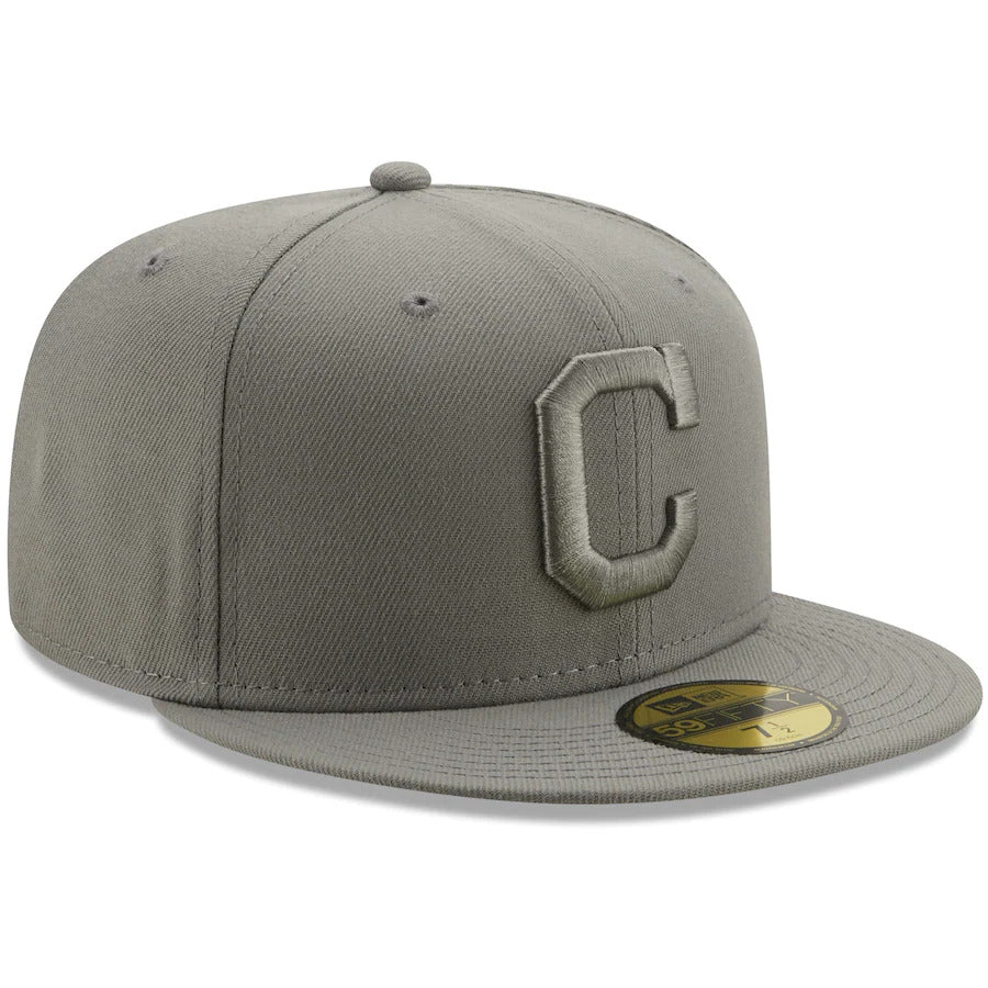 New Era Cleveland Indians Gray Color Pack 59FIFTY Fitted Hat