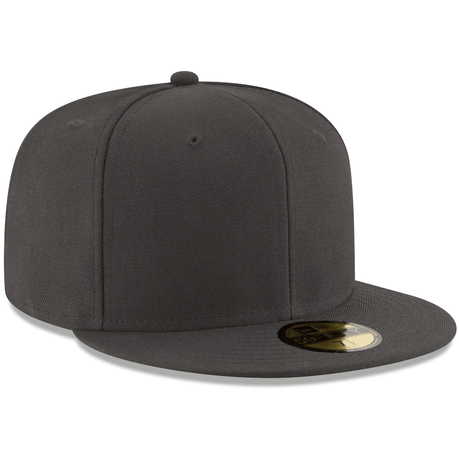 New Era LOW-CROWN 59FIFTY-BLANK Heather Light Grey Fitted Hat