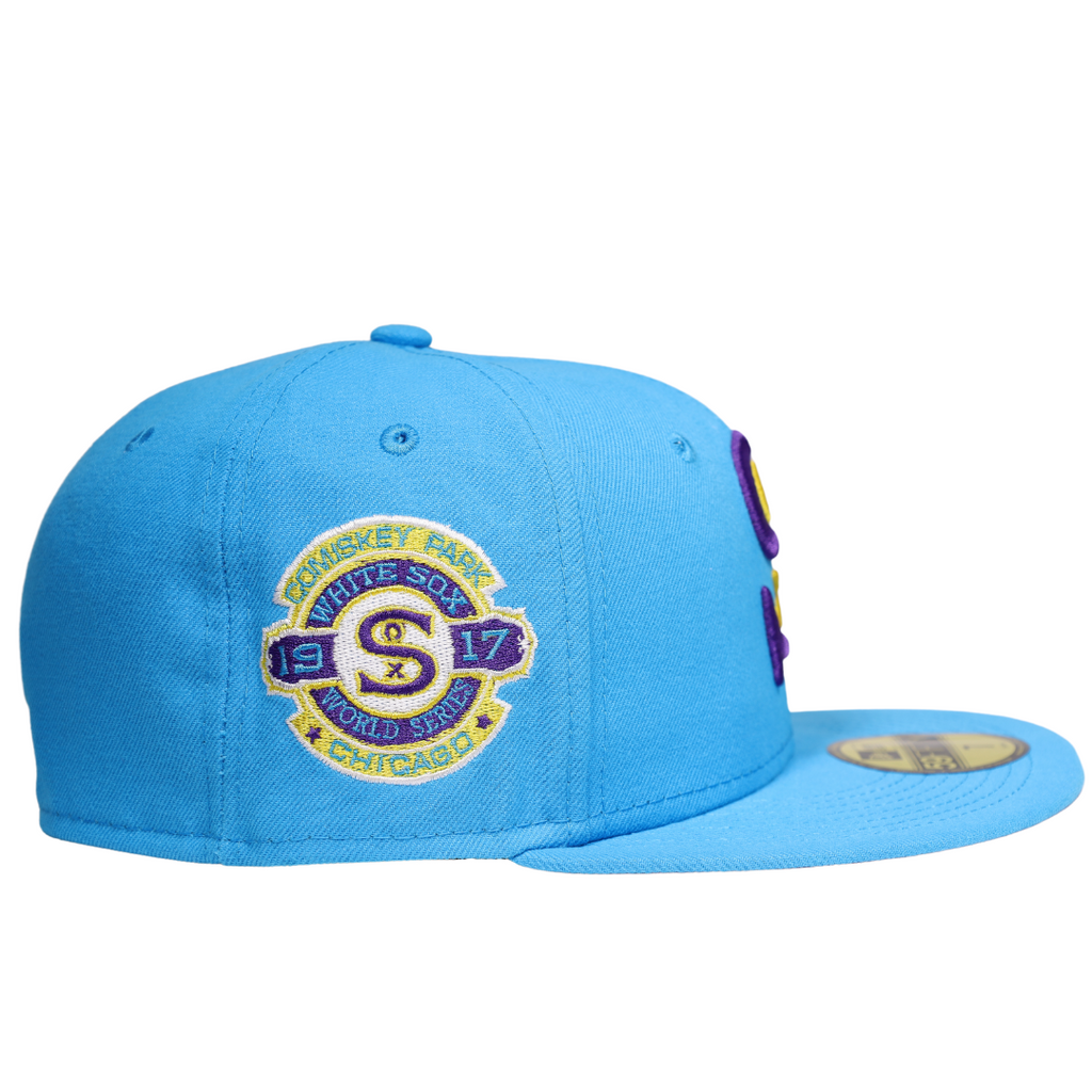 New Era Chicago White Sox 1917 World Series Bright Blue/Grape Purple  59FIFTY Fitted Hat