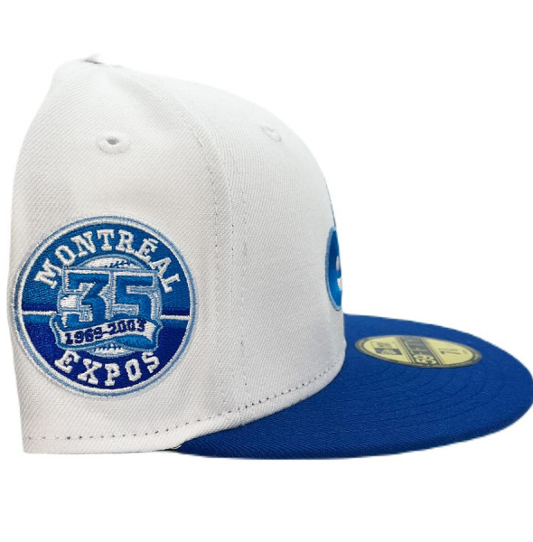 New Era Montreal Expos White/Seablue 35th Anniversary 59FIFTY Fitted Hat