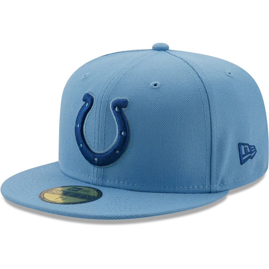 New Era Light Blue Indianapolis Colts 30 Years The Pastels 59FIFTY Fitted Hat