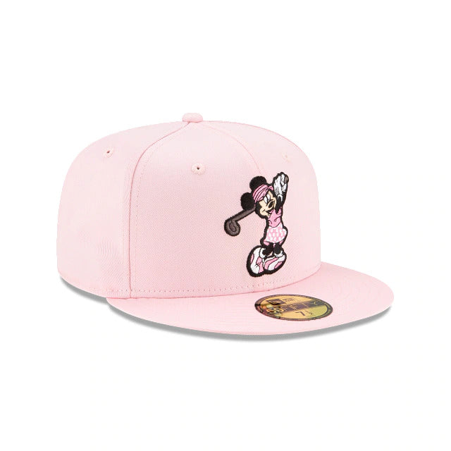 New Era Minnie Mouse Golfing Pink 59FIFTY Fitted Hat