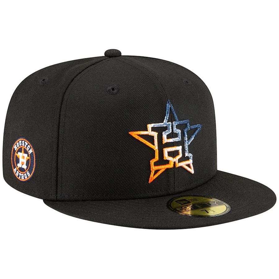 New Era Houston Astros Gradient Feel Black 59FIFTY Fitted Hat