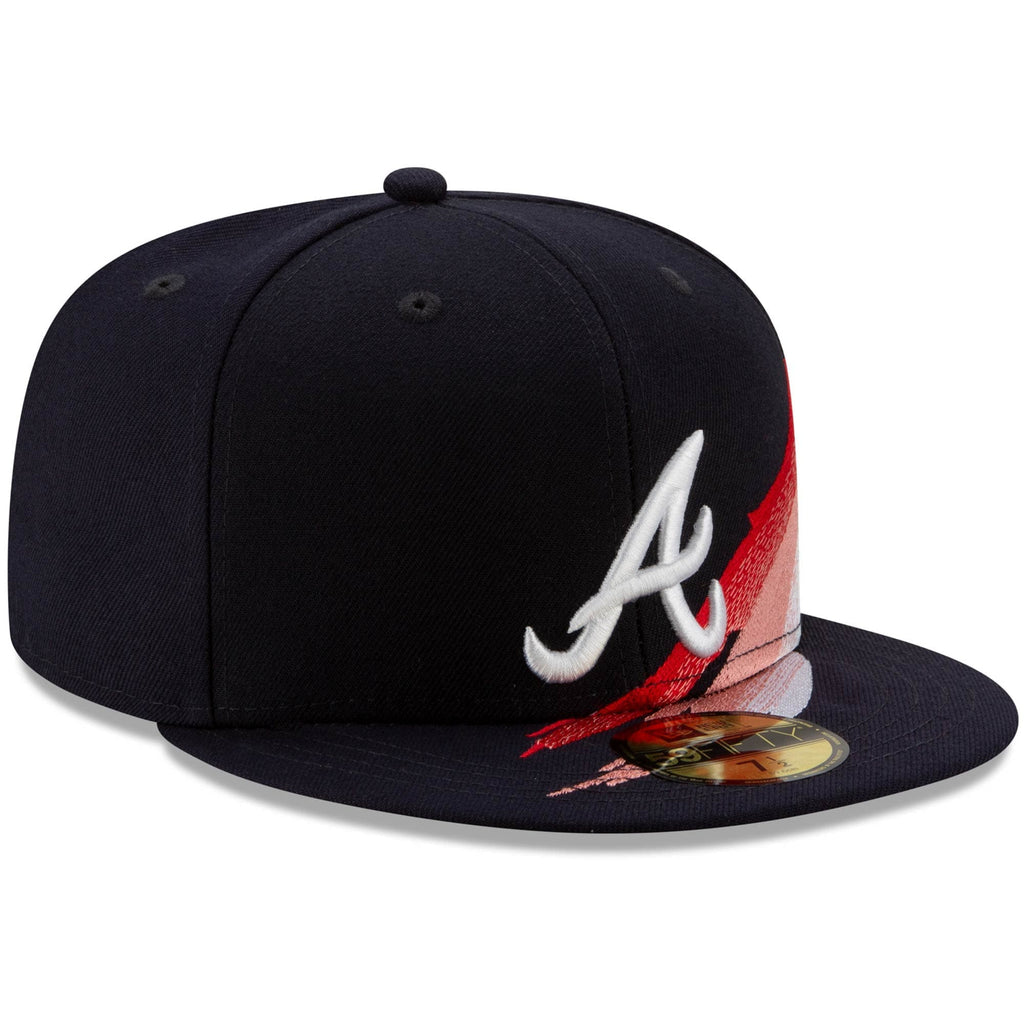 New Era Atlanta Braves Brush 59FIFTY Fitted Hat w/ Air More Uptempo