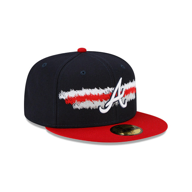 New Era Atlanta Braves Scribble 59FIFTY Fitted Hat