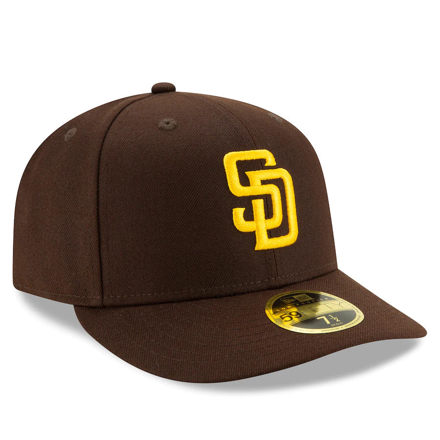 New Era San Diego Padres Brown Authentic Low Profile 59FIFTY Fitted Hat