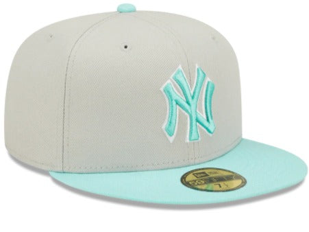 New Era New York Yankees Grey/Mint 59FIFTY Fitted Hat